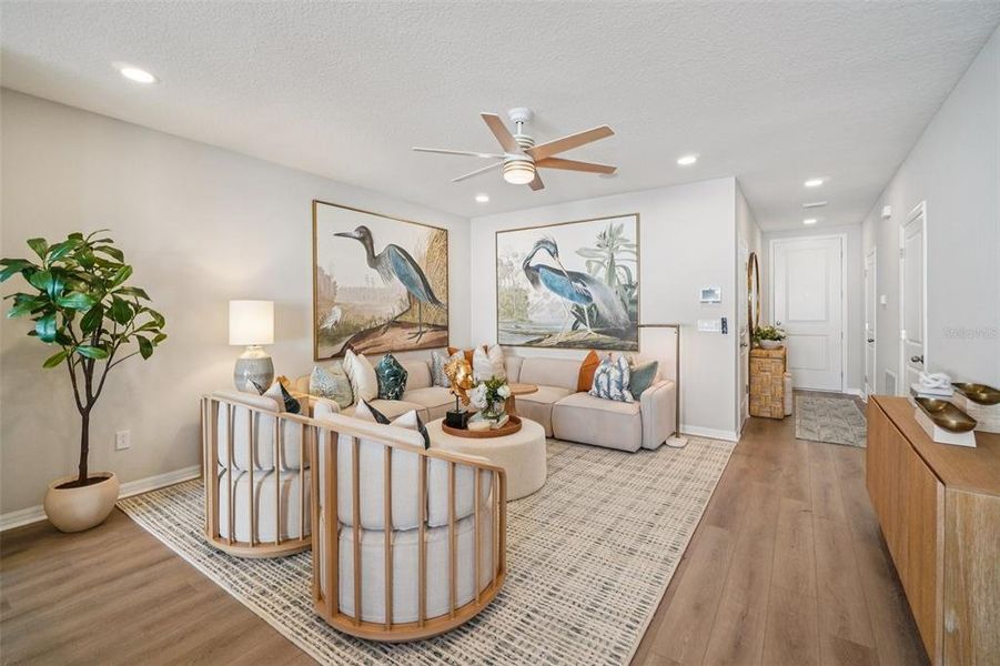 Furnished interior view inside a new home in Twin Oaks, Zephyrhills (Image 19).