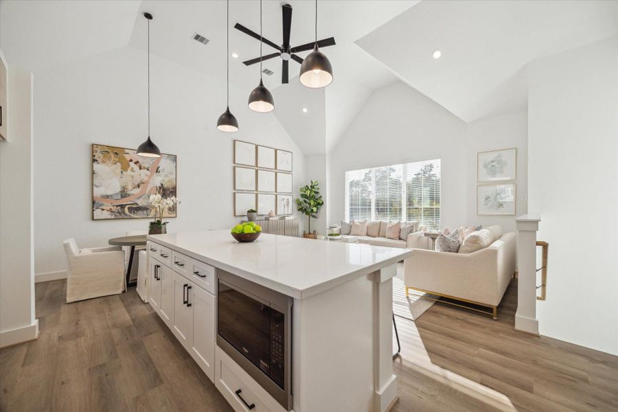 Furnished interior view inside a new home in , Houston (Image 4).