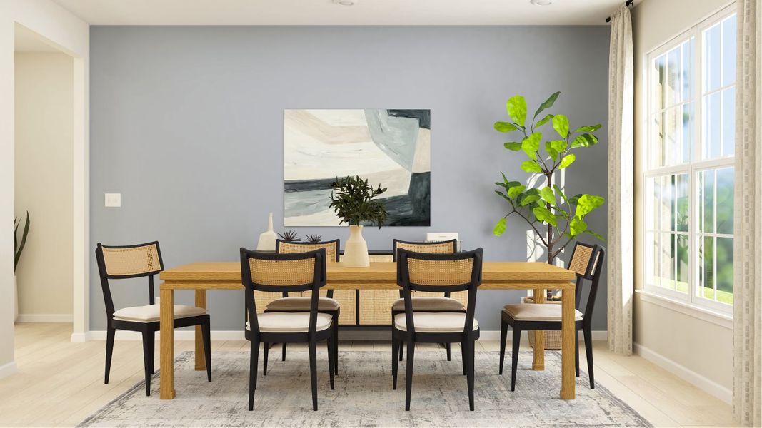 Representative furnished interior of a home built from the Beech by Lennar in Elizabeth: Arbor, Fort Mill (Image 13).