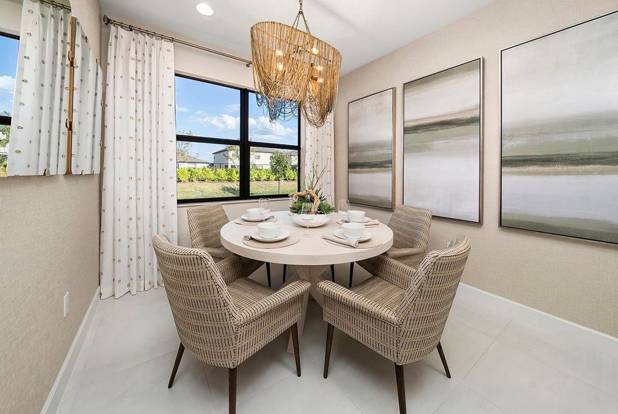 Representative furnished interior of a home built from the Montserrat by GL Homes in Valencia Harbor (55+), Fort Myers (Image 4). Representative furnished interior of a home built from the Montserrat by GL Homes in Valencia Harbor (55+), Fort Myers (Image 4).