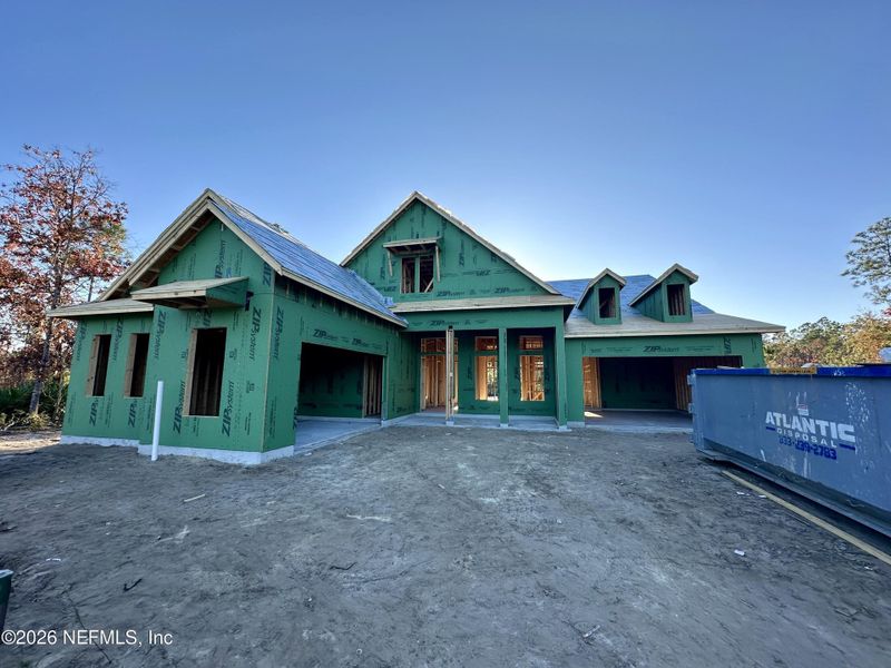 In-progress construction of a new home in , St. Augustine, FL (Image 13).