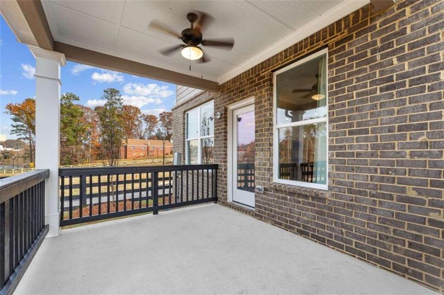 Exterior details and patio area of a home in Porter Reserve, Decatur (Image 3). Exterior details and patio area of a home in Porter Reserve, Decatur (Image 3).