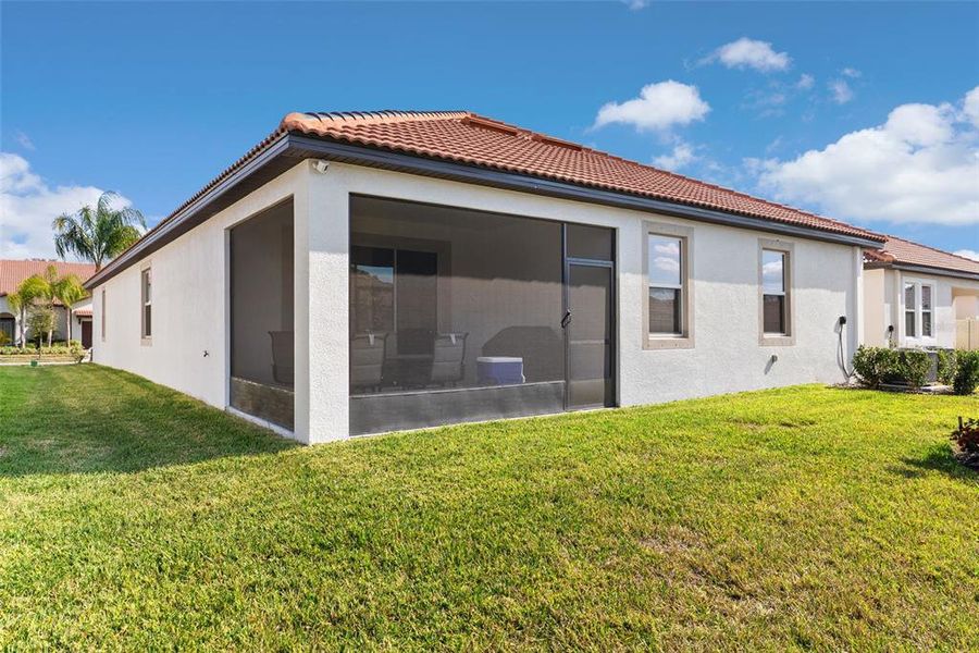 Exterior details and patio area of a home in Southshore Bay Active Adult, Wimauma (Image 4). Exterior details and patio area of a home in Southshore Bay Active Adult, Wimauma (Image 4).