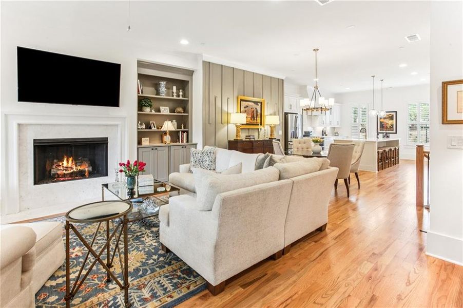 Furnished interior view inside a new home in , Marietta (Image 15).