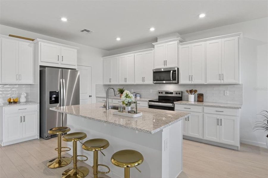 Furnished interior view inside a new home in , Clermont (Image 4).