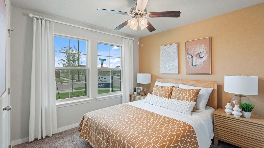 Furnished interior view inside a new home in The Lakes Northwest, Corpus Christi (Image 15). Furnished interior view inside a new home in The Lakes Northwest, Corpus Christi (Image 15).