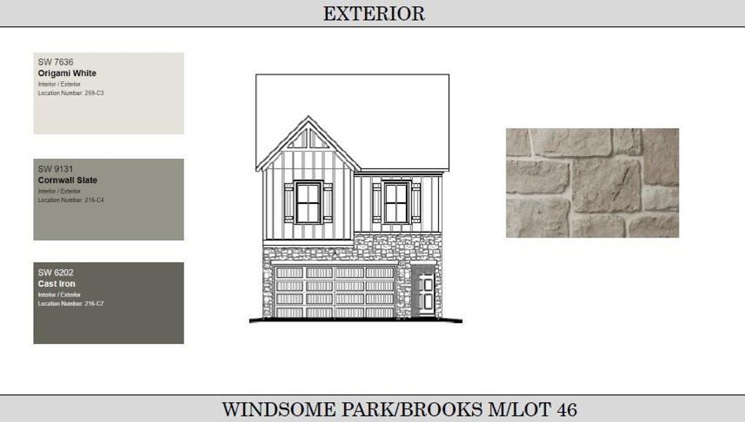 Sample of building materials used in homes in Winsome Park, Woodstock (Image 22).