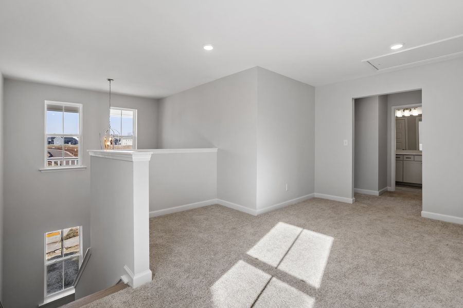 Spacious, unfurnished interior of a new home in Sweetbrier, Durham (Image 28).