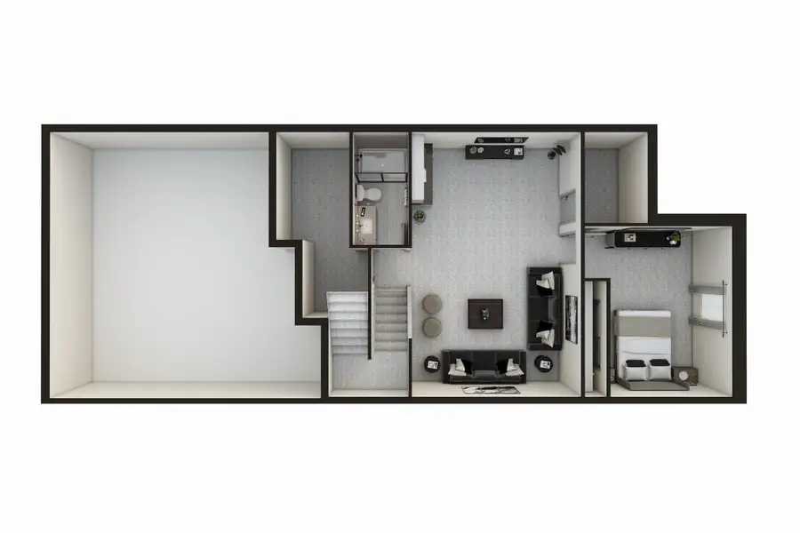 2D floor plan layout of this home in Sugar Mill Village, Longmont, CO (Image 4).