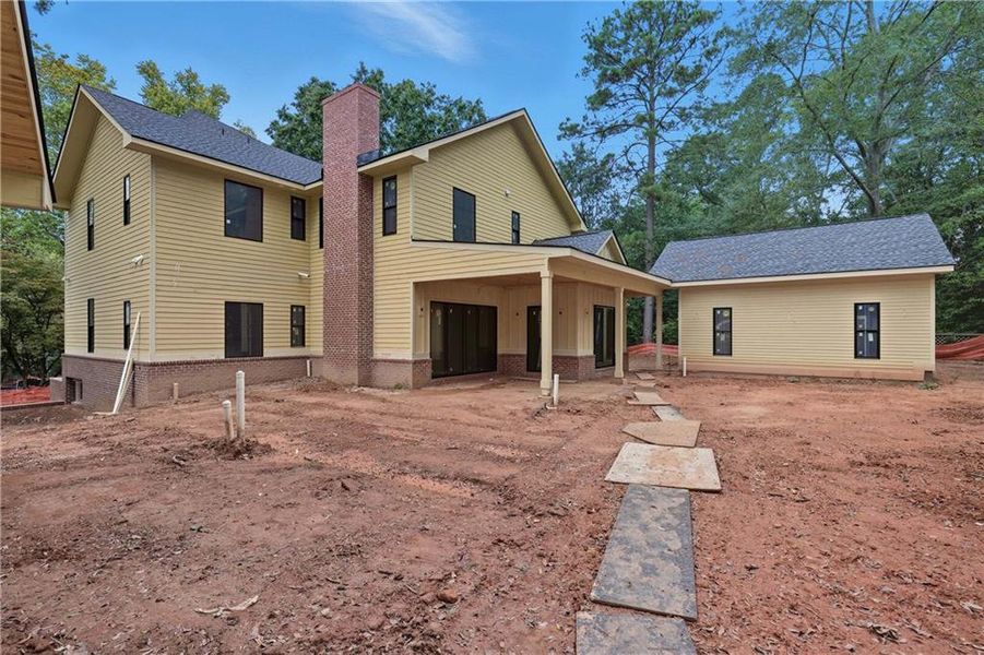 Exterior details and patio area of a home in , Atlanta (Image 6).