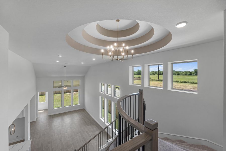 Spacious, unfurnished interior of a new home in Sienna, Missouri City (Image 18). Spacious, unfurnished interior of a new home in Sienna, Missouri City (Image 18).