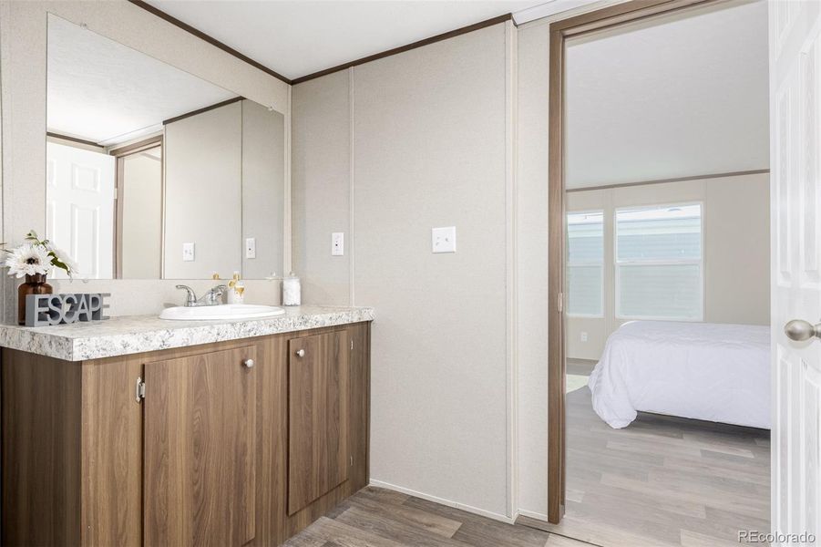 Furnished interior view inside a new home in , Colorado Springs (Image 29).