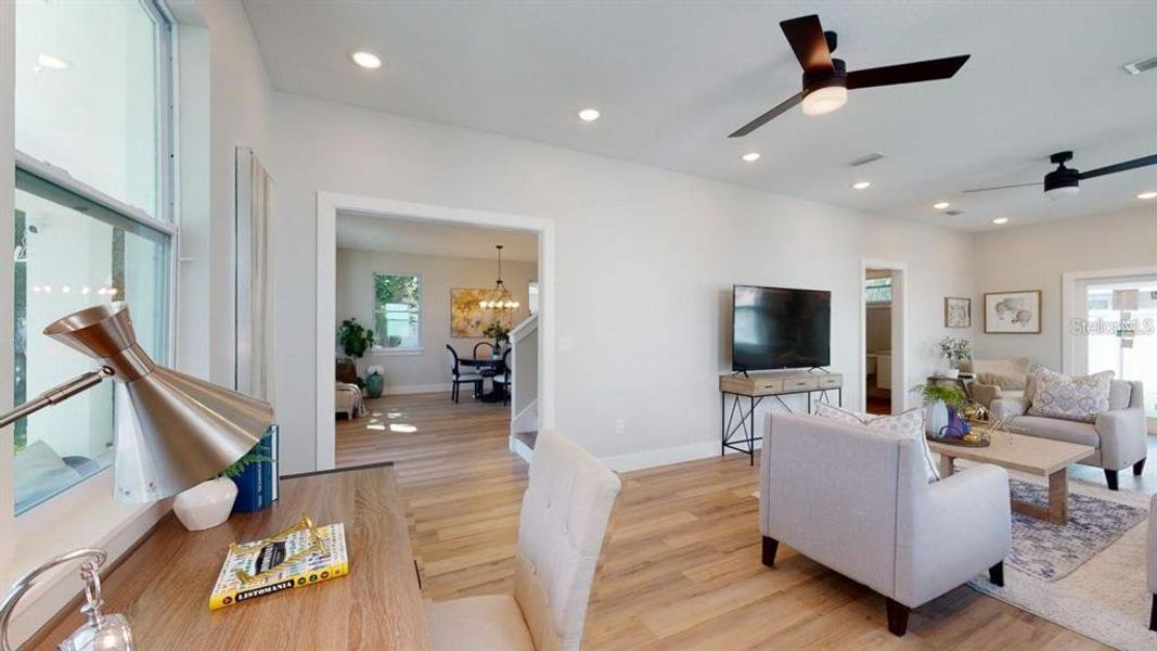 Furnished interior view inside a new home in , St. Petersburg (Image 10).