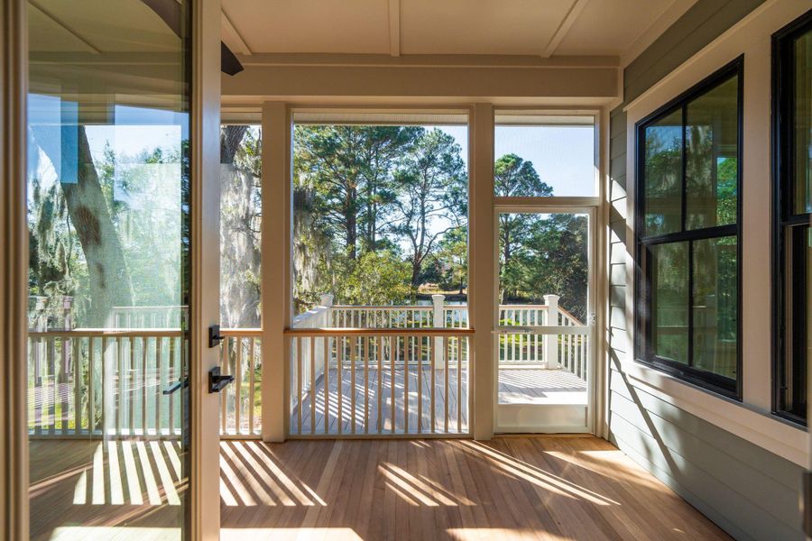 Exterior details and patio area of a home in , Johns Island (Image 36).