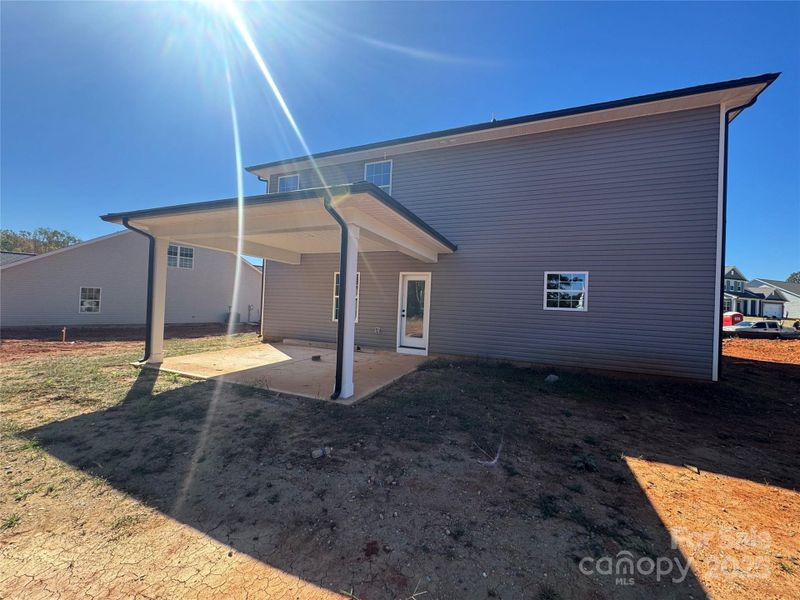 Exterior details and patio area of a home in Kerns Ridge, Salisbury (Image 2). Exterior details and patio area of a home in Kerns Ridge, Salisbury (Image 2).