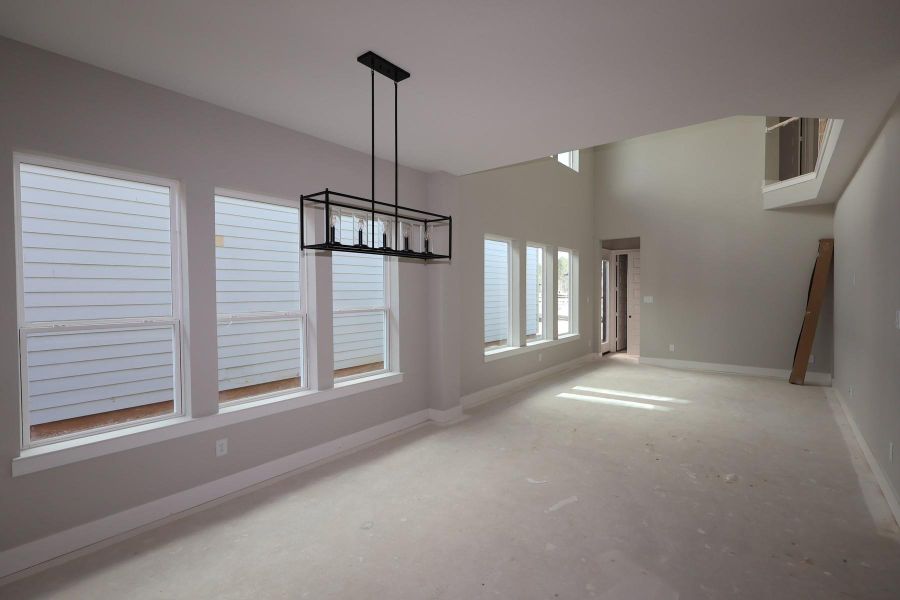 Spacious, unfurnished interior of a new home in Two Step Farm - Cottages Row Collection, Montgomery (Image 5).