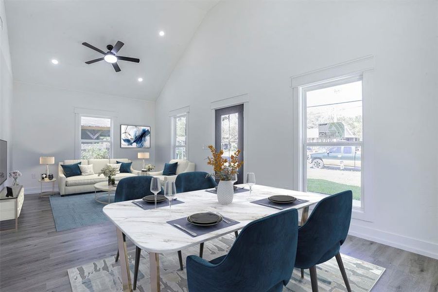 Virtual staging