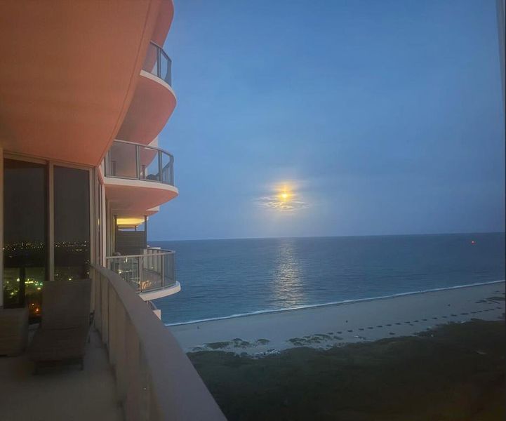 View of the moonlight