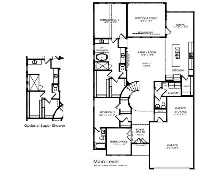 Image 14 representing the Whitney by Drees Custom Homes in Wolf Ranch South Fork, Georgetown, TX. Image 14 representing the Whitney by Drees Custom Homes in Wolf Ranch South Fork, Georgetown, TX.