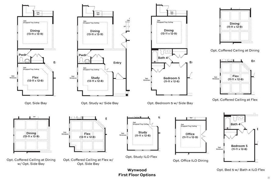 2D floor plan layout of this home in Cottages of Bearwood, Mount Pleasant, TN (Image 25).