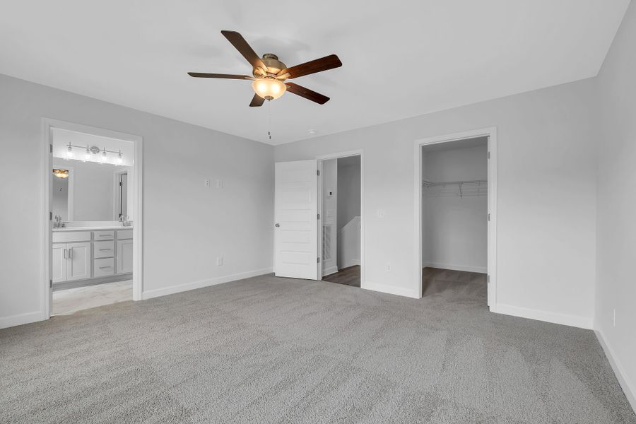 Representative unfurnished interior of a home built from the Grayson by Parkside Builders in Anderson Park, Hendersonville (Image 23).