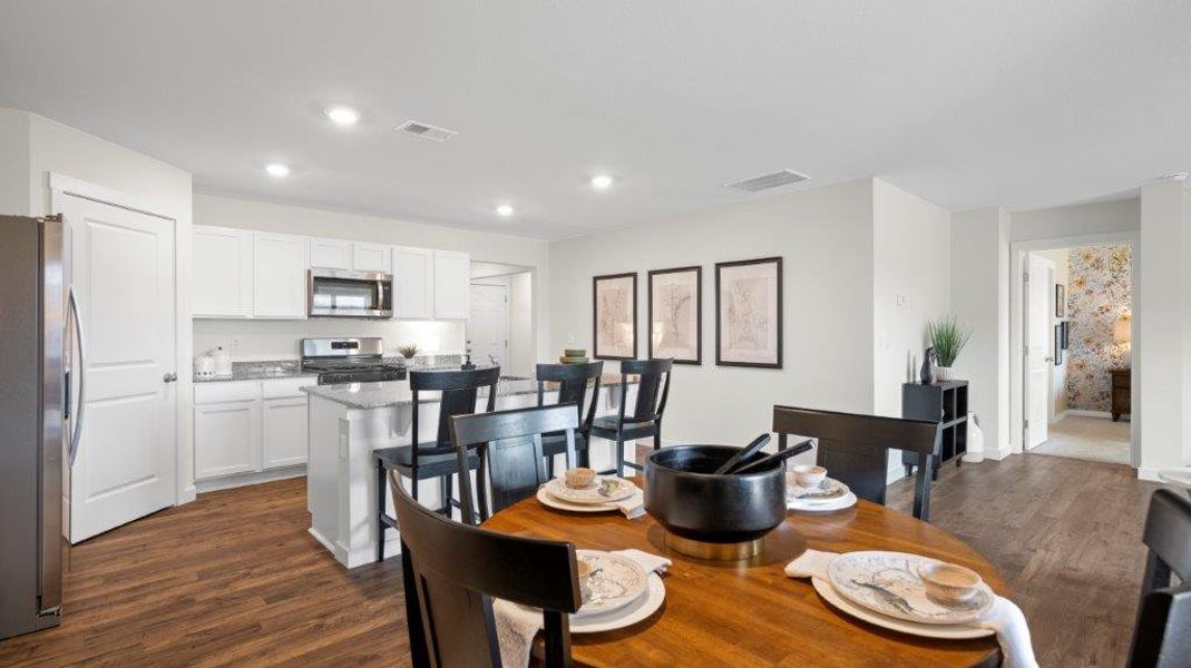 Furnished interior view inside a new home in Fox Hollow, Dalton (Image 22).