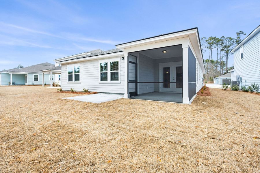Exterior details and patio area of a home in Salem Bay, Beaufort (Image 21).