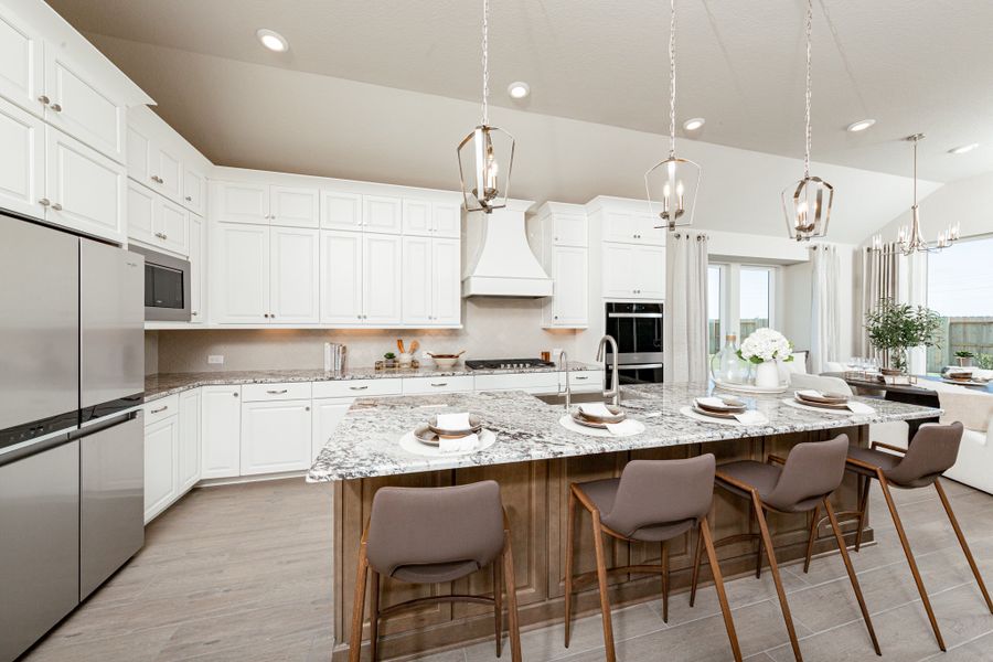 Representative furnished interior of a home built from the Mckinney by Beazer Homes in Amira: Heritage Collection, Tomball (Image 5).