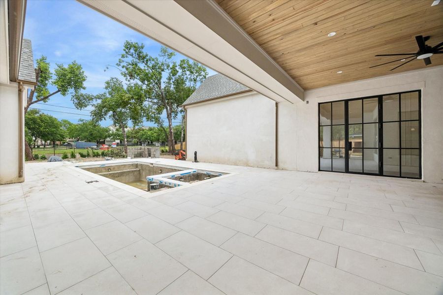Pool and Pool Deck with Outdoor Kitchen Completion in June 2026 Pool and Pool Deck with Outdoor Kitchen Completion in June 2026