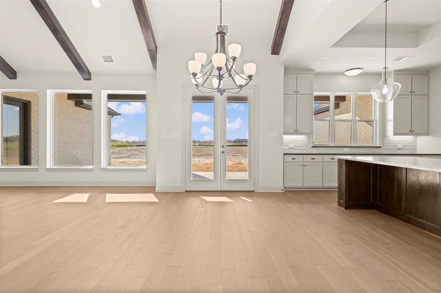 Spacious, unfurnished interior of a new home in Levante - 1 Acre Lots, Waxahachie (Image 17). Spacious, unfurnished interior of a new home in Levante - 1 Acre Lots, Waxahachie (Image 17).