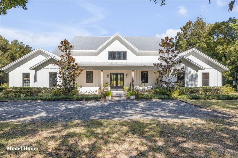 Front exterior of a new home in , Deland, FL, highlighting curb appeal (Image 18). Front exterior of a new home in , Deland, FL, highlighting curb appeal (Image 18).