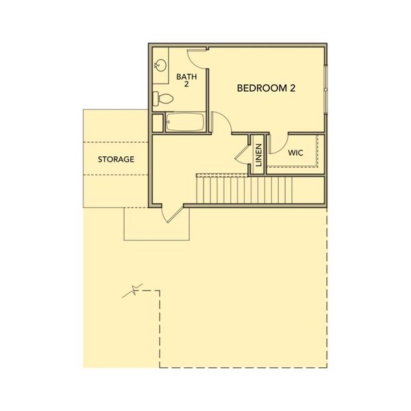 2D floor plan layout for the Belmont by Kerley Family Homes in Pevensie Manor, Powder Springs, GA (Image 4).
