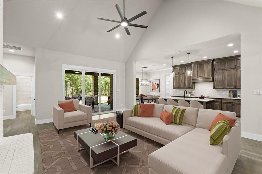 Furnished interior view inside a new home in Arbor Hills, Poolville (Image 15).