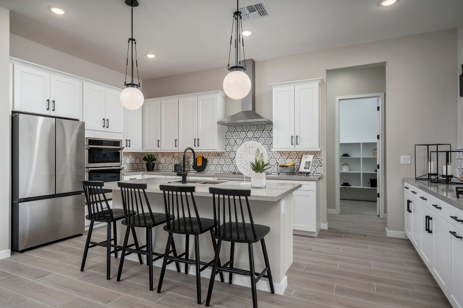 Representative furnished interior of a home built from the Wrightson by Risewell Homes in Wildera, San Tan Valley (Image 5).
