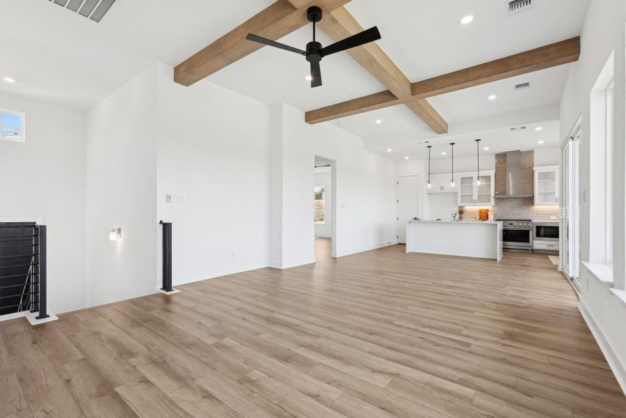 Family Room - Dining Area - Kitchen
