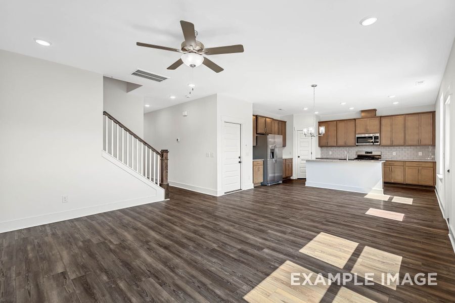 Representative unfurnished interior of a home built from the The Logan A by Davidson Homes LLC in Calista Farms, White House (Image 20).