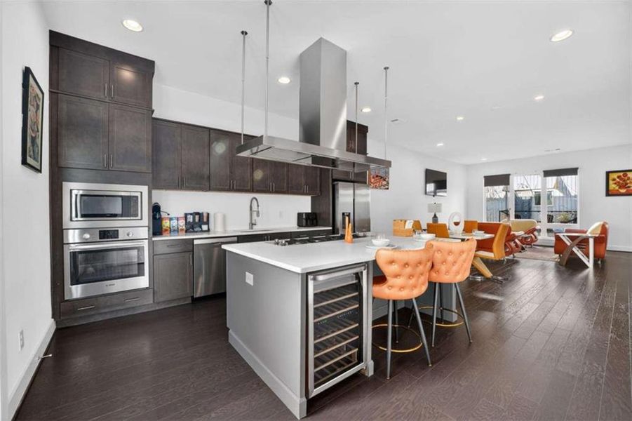 Furnished interior view inside a new home in , Atlanta (Image 10). Furnished interior view inside a new home in , Atlanta (Image 10).
