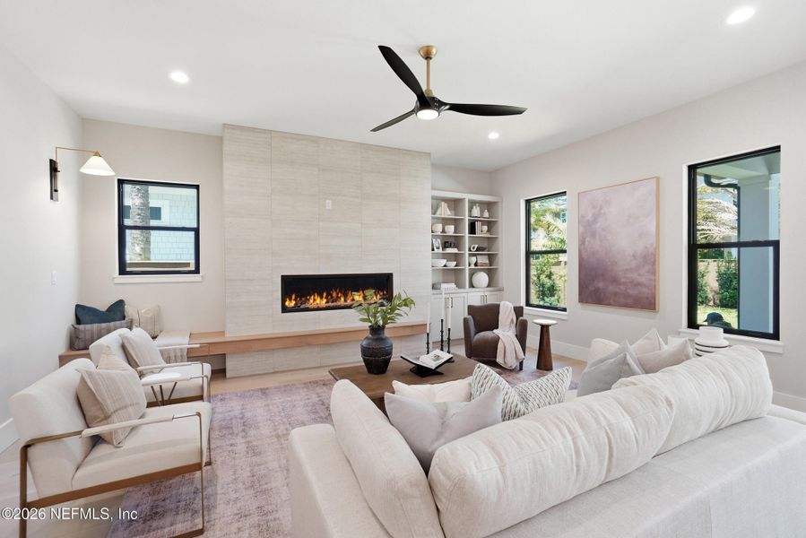 Furnished interior view inside a new home in , Atlantic Beach (Image 61).