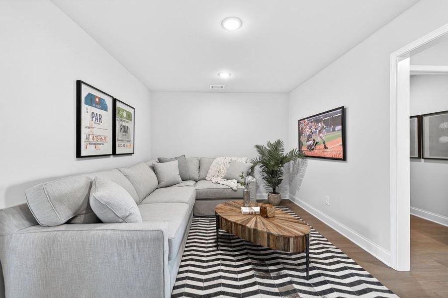 Furnished interior view inside a new home in , Suwanee (Image 24).