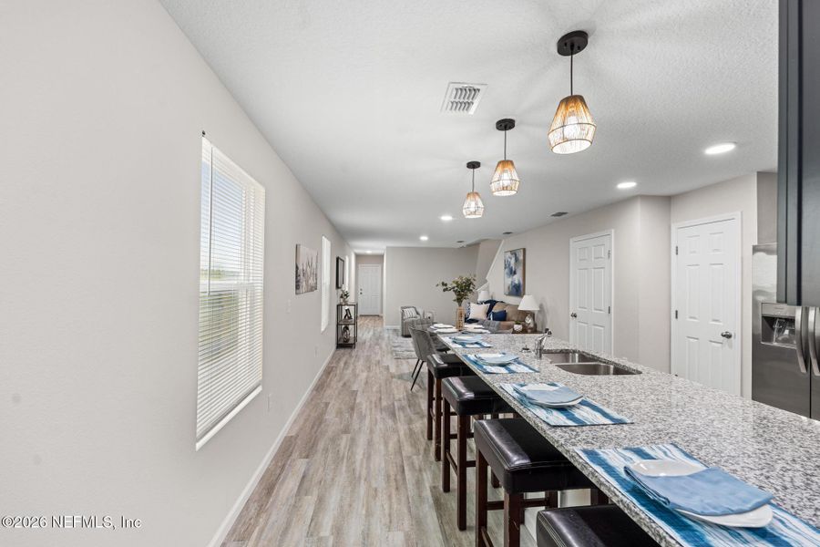 Furnished interior view inside a new home in , Jacksonville (Image 7).