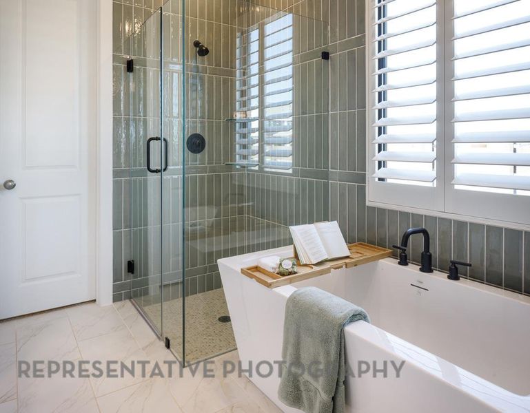 Furnished interior view inside a new home in Easton Park, Austin (Image 37).