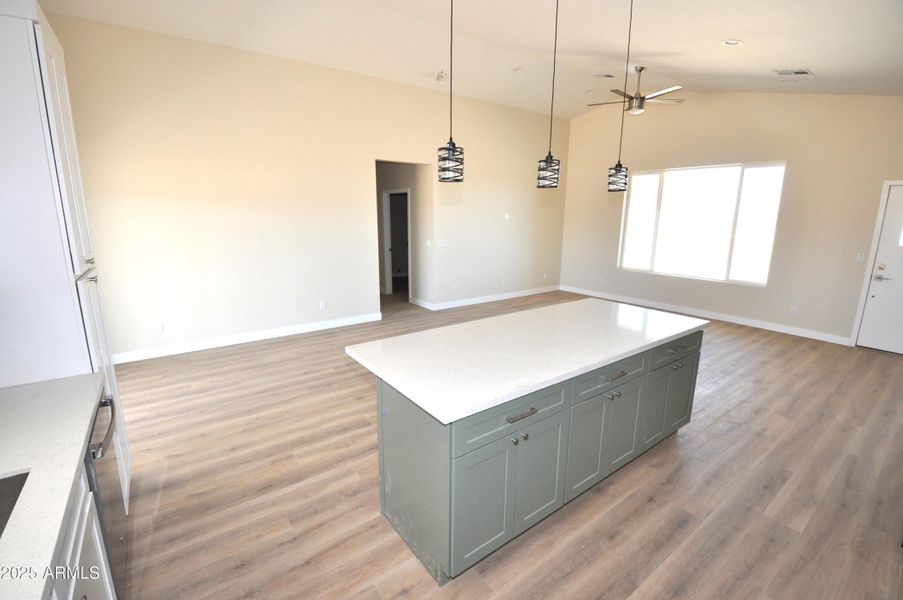 Kitchen Island looking toward great roo, Kitchen Island looking toward great roo,
