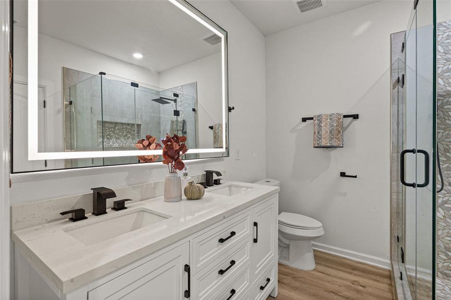 Furnished interior view inside a new home in , Woodway (Image 8). Furnished interior view inside a new home in , Woodway (Image 8).