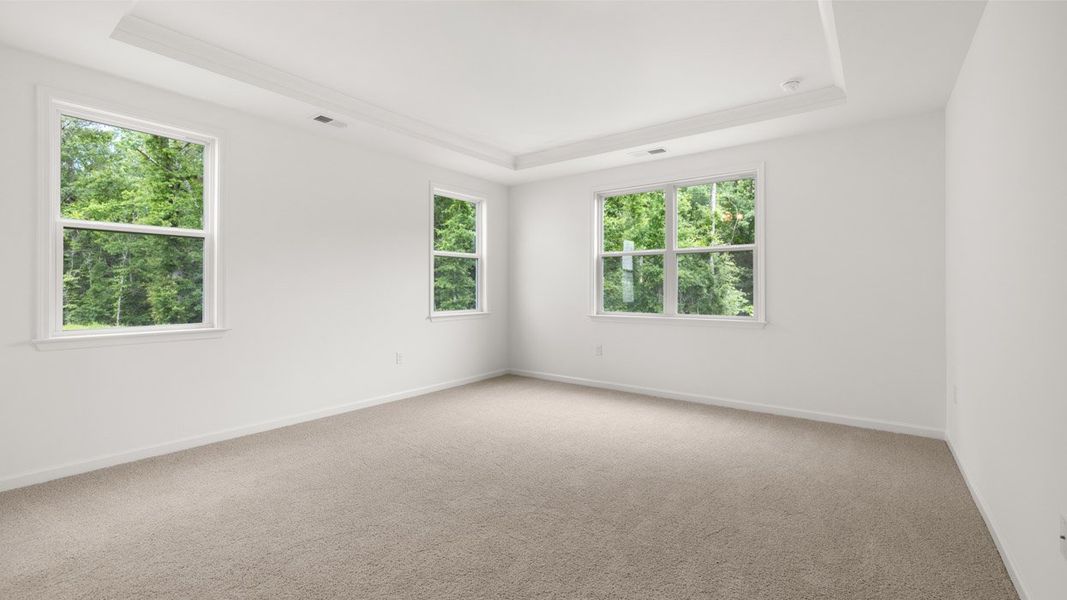 Spacious, unfurnished interior of a new home in The Gates at Pates Creek, Hampton (Image 23). Spacious, unfurnished interior of a new home in The Gates at Pates Creek, Hampton (Image 23).