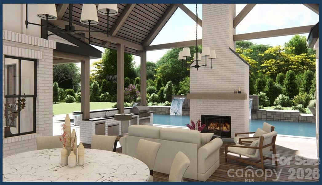 Pool is not included but can be an option