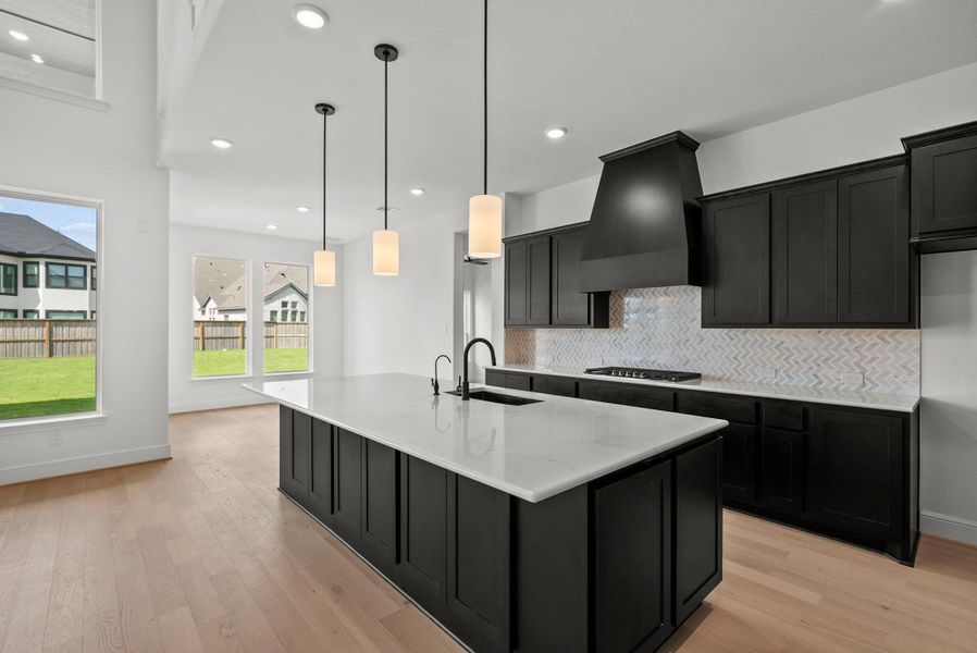 Furnished interior view inside a new home in Dunham Pointe, Cypress (Image 8).