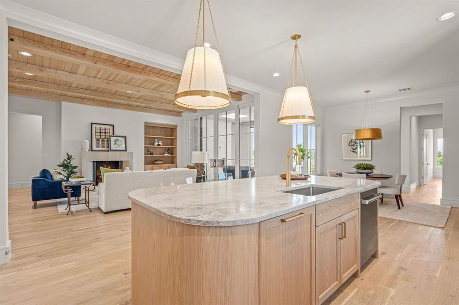 Furnished interior view inside a new home in , Fort Worth (Image 38).