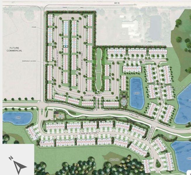 The Townhomes at Skye Ranch ~ Site Map The Townhomes at Skye Ranch ~ Site Map