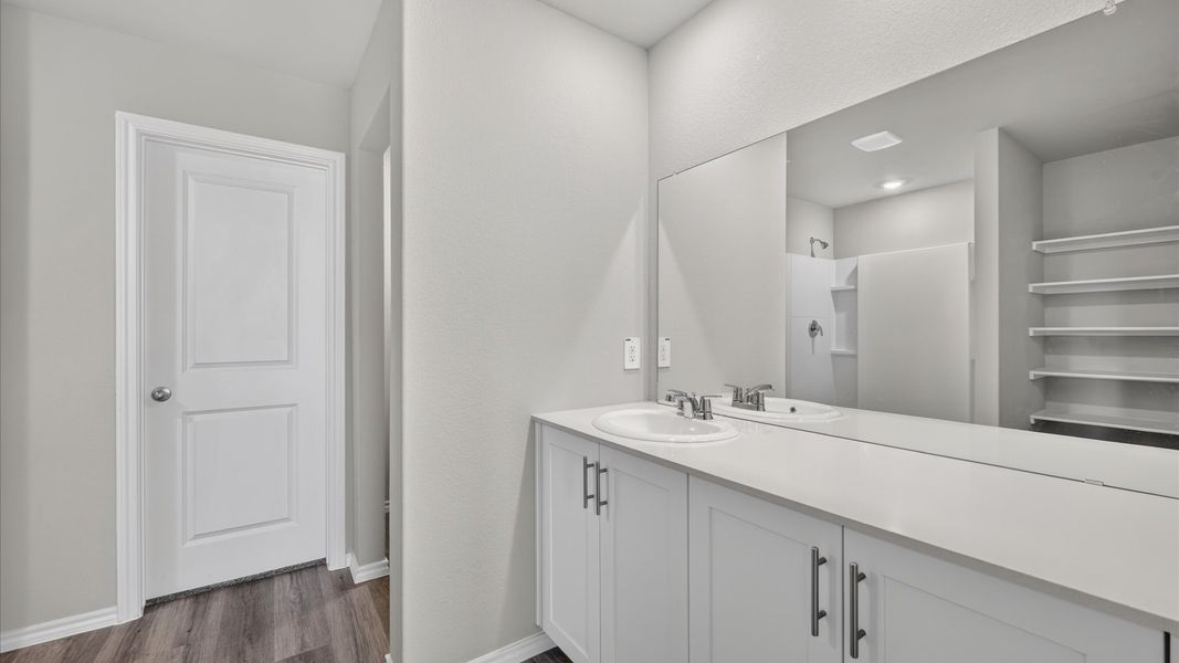 Furnished interior view inside a new home in The Hills at Reunion, Newark (Image 11).
