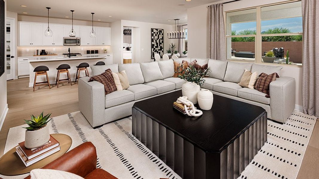 Representative furnished interior of a home built from the London by Taylor Morrison in Alamar, Avondale (Image 5).
